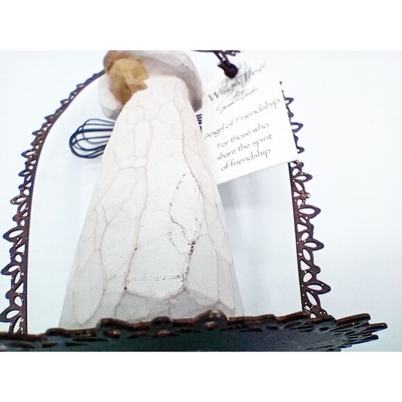 Angel of Friendship Willow Tree Demdaco 2010 Susan Lordi 5" Pet Lovers Comfort - Picture 14 of 14